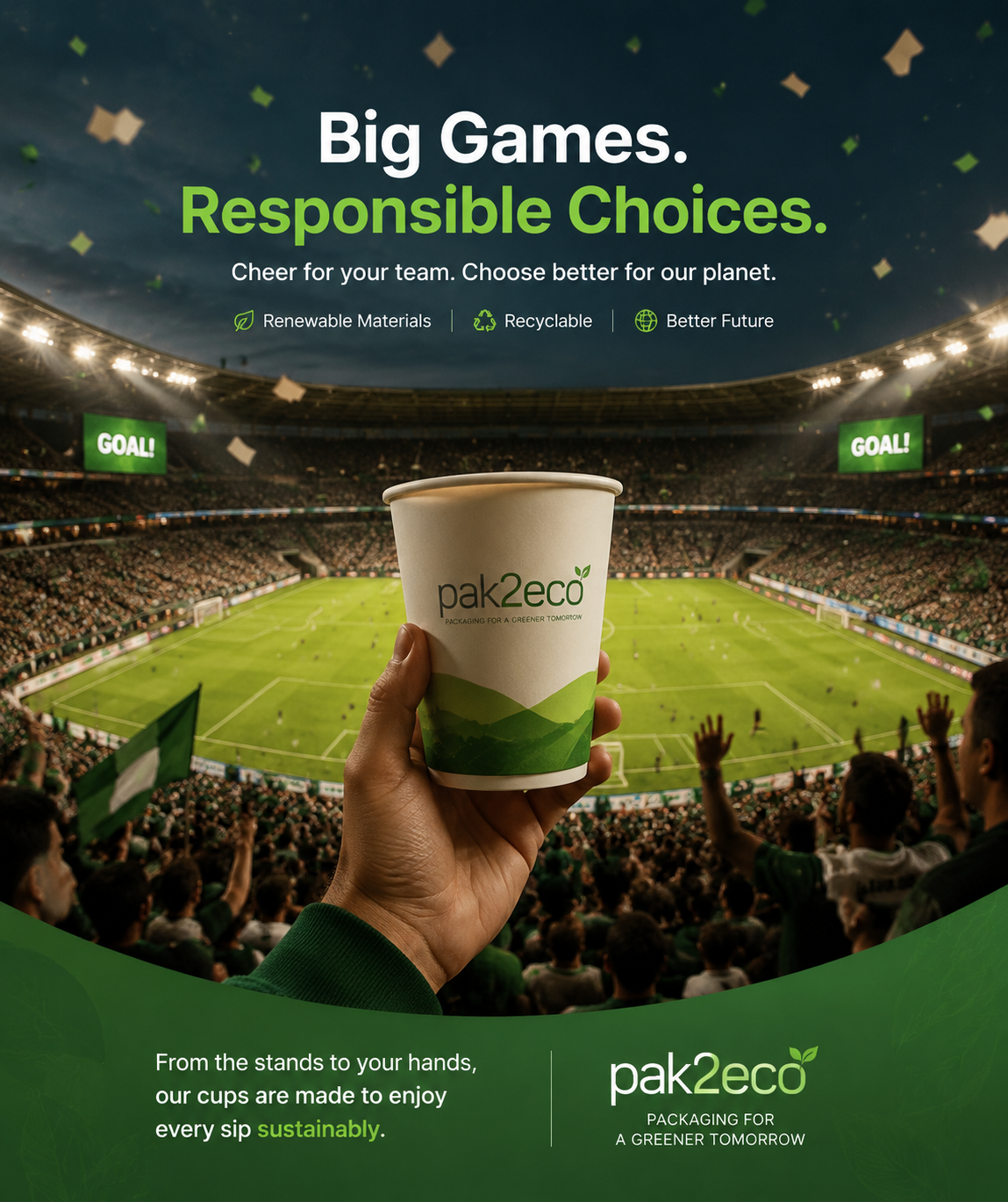 pak2eco paper cups