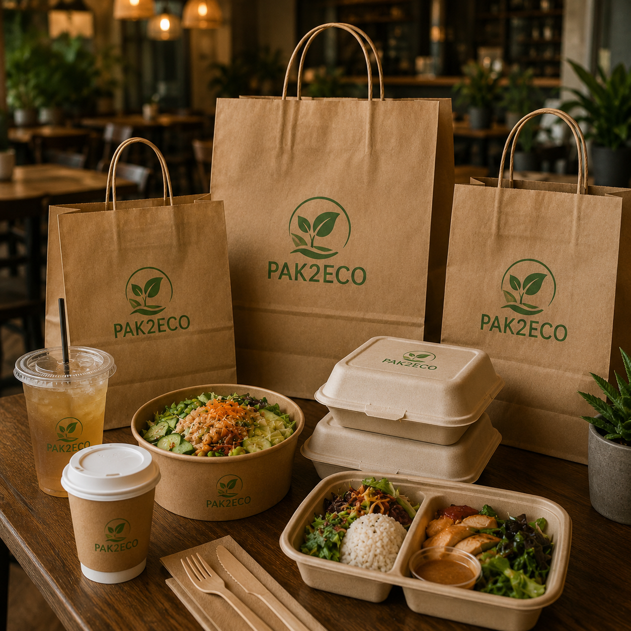 Pak2eco Paper Bags